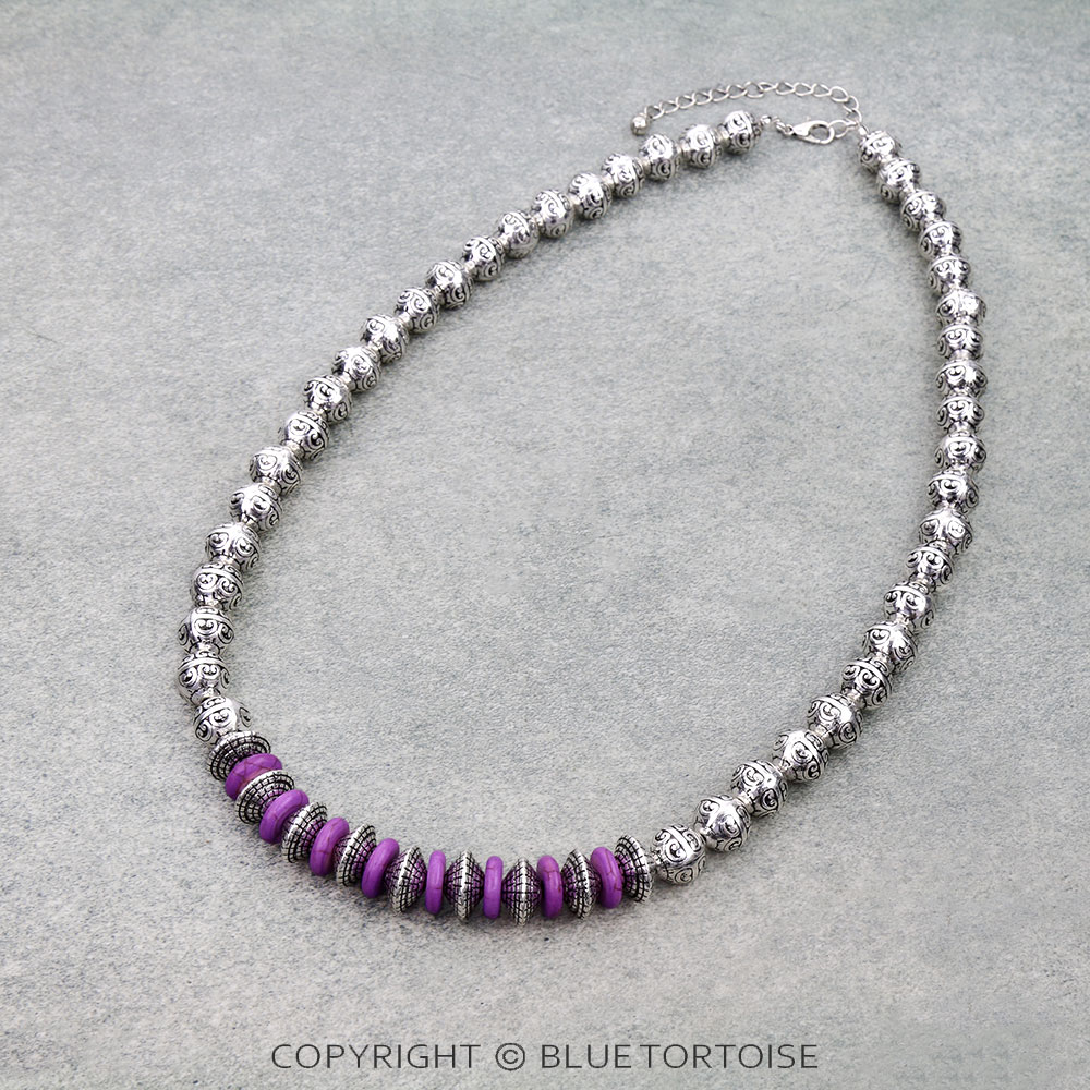 Western Metal Bead Necklace