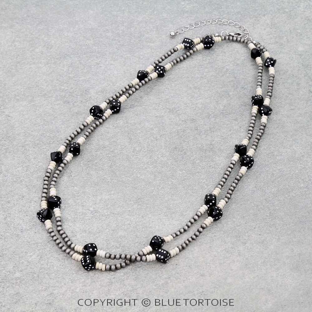 Western Dice Bead Necklace