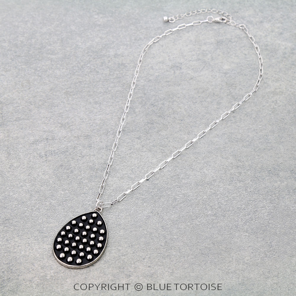 Western Bubble Teardrop Necklace