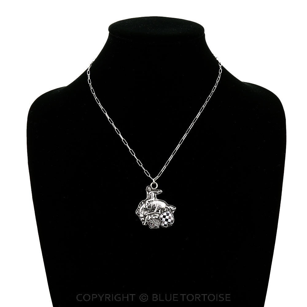 Western Checker Spade Rodeo Necklace - Image 2