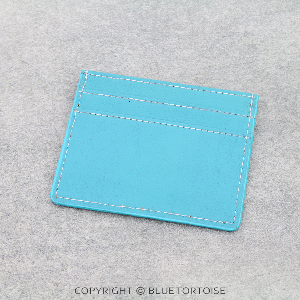 Western Genuine Leather Card Holder - Boot Stitch - Image 2