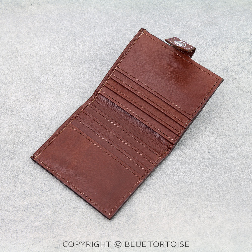 Western Genuine Leather Bifold Wallet - Boot Stitch - Image 2