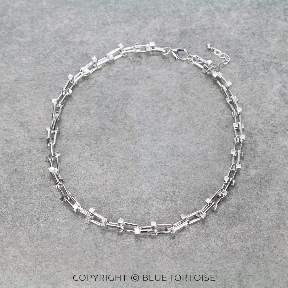 16" Metal Link Chain Necklace