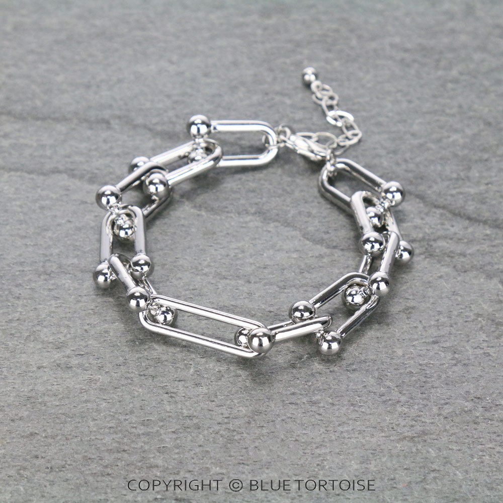 7.25" Zinc Alloy Chain Bracelet