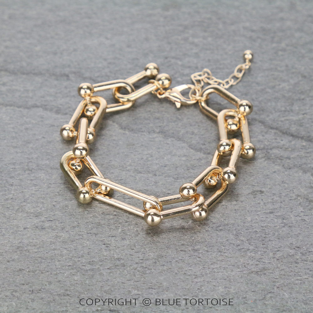 7.25" Zinc Alloy Chain Bracelet