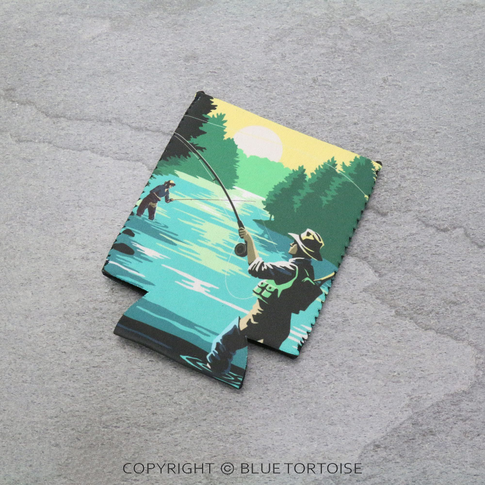 Fishing Landscape Drink Sleeve/Cooler