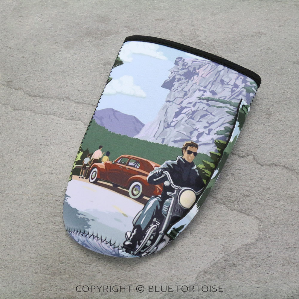 Motorcycle Landscape Tumbler Drink Sleeve/Cooler