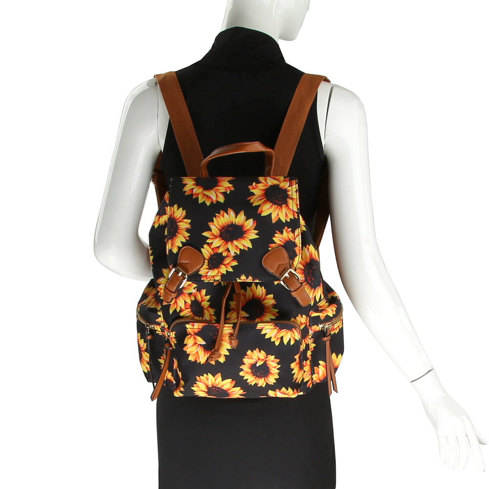 Aztec Pattern Printed Backpack - Image 2