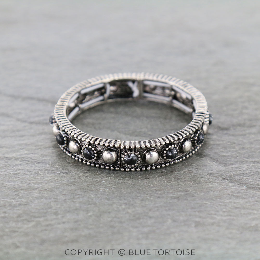Western Style Stone Stretch Bracelet