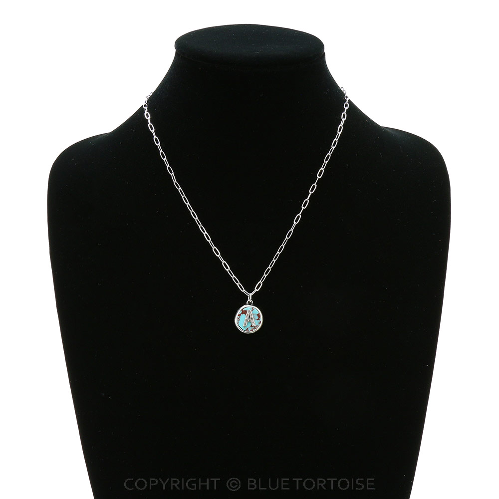 Initial I Pendant Necklace - Image 2