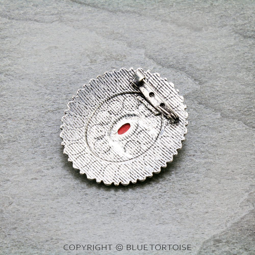 Western Concho Cluster Brooch Pin - Image 2