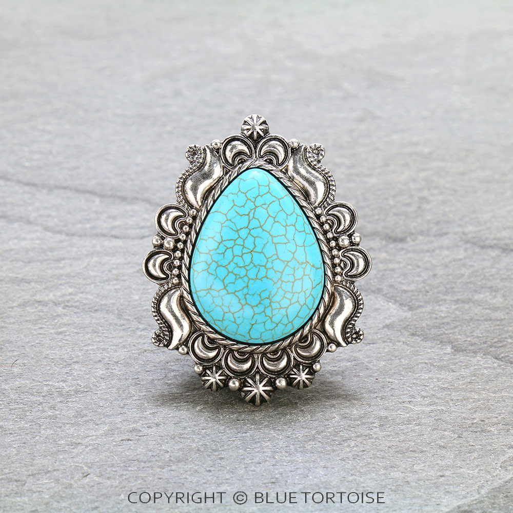 Western Texture Stone Phone Grip & Stand