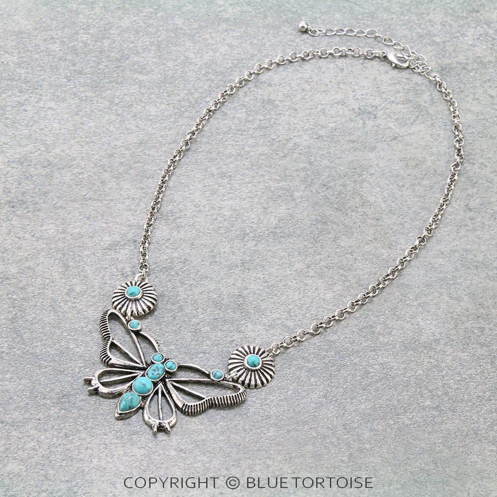 Western Butterfly Necklace