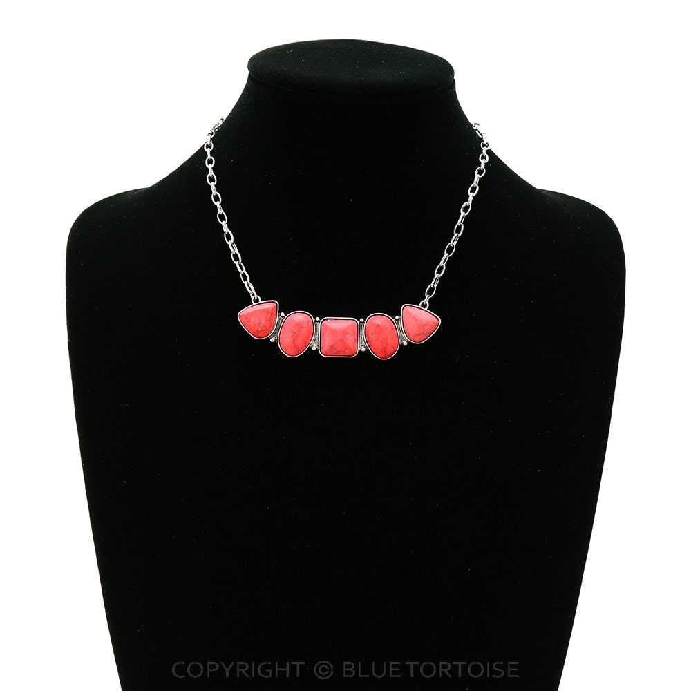 Western Style Stone Necklace - Image 2