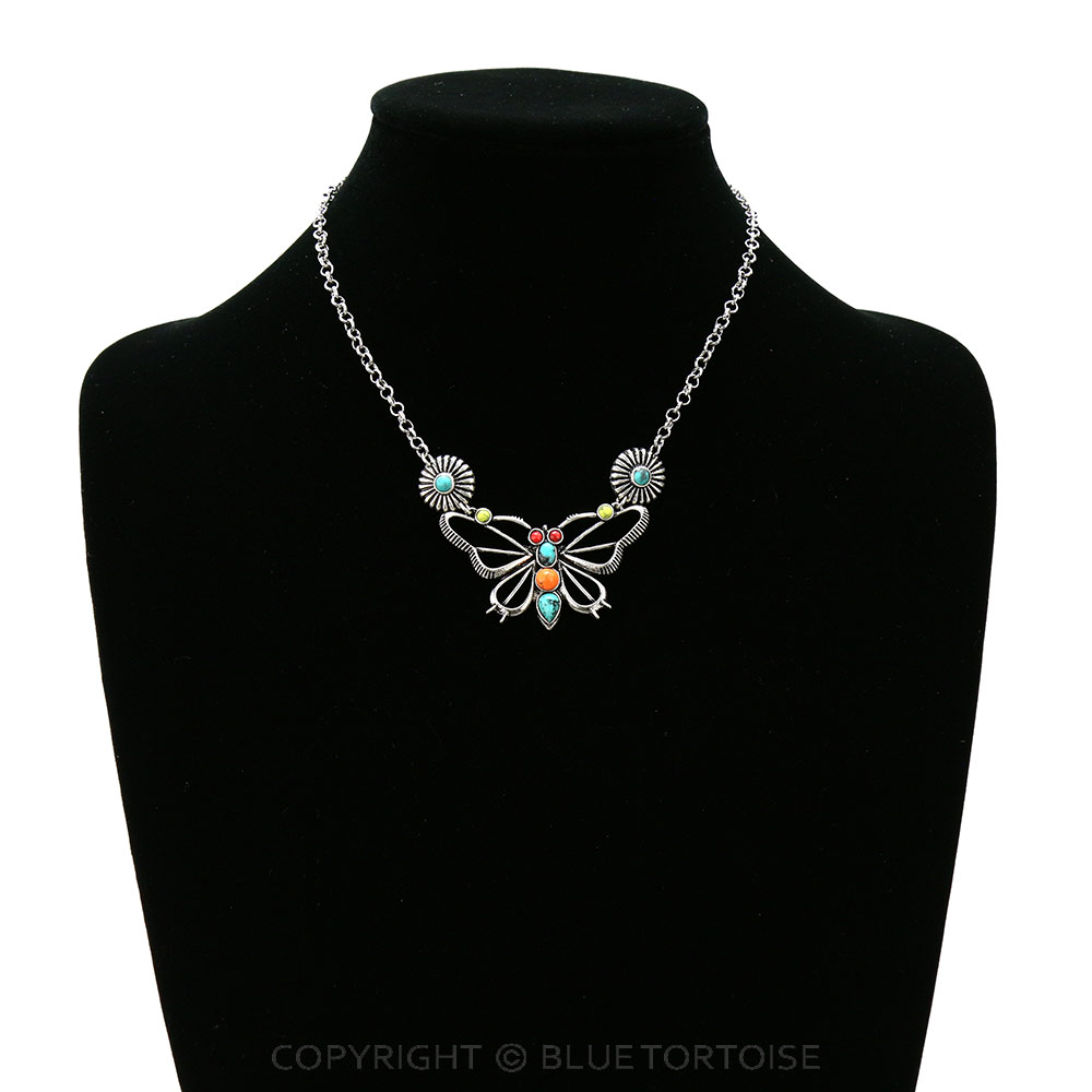 Western Butterfly Necklace - Image 2