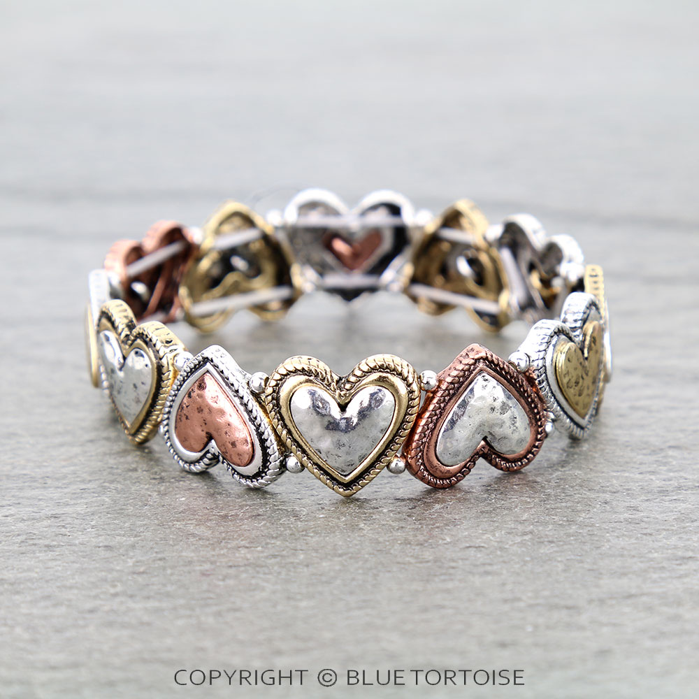 Western Heart Stretch Bracelet