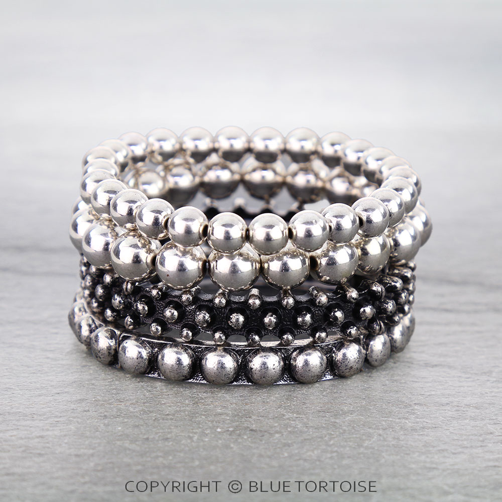 Western Bubble Ball Stackable Bracelet