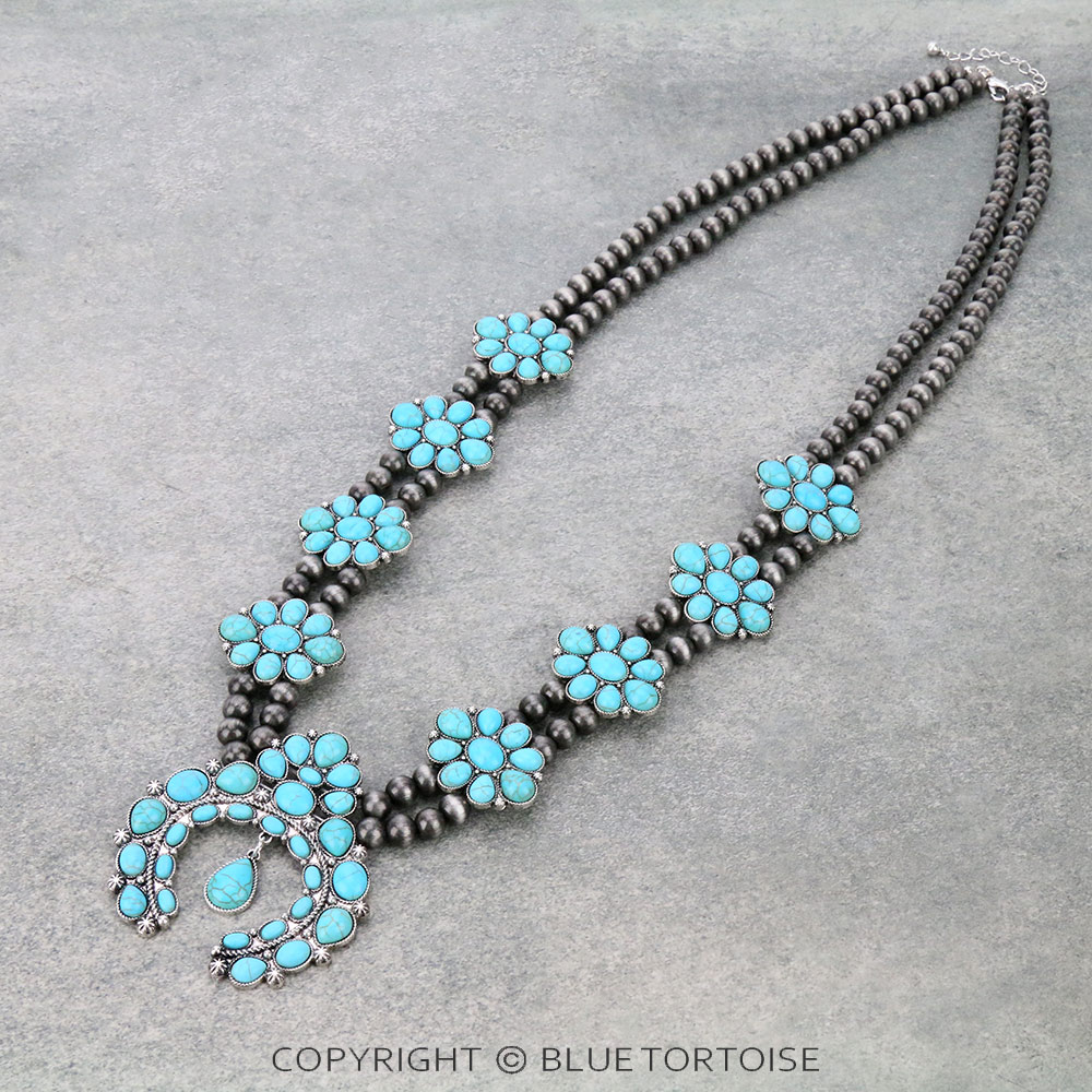 Western Squash Blossom Necklace