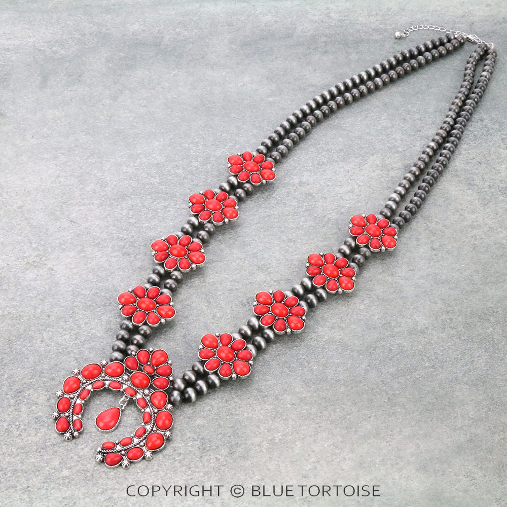 Western Squash Blossom Necklace