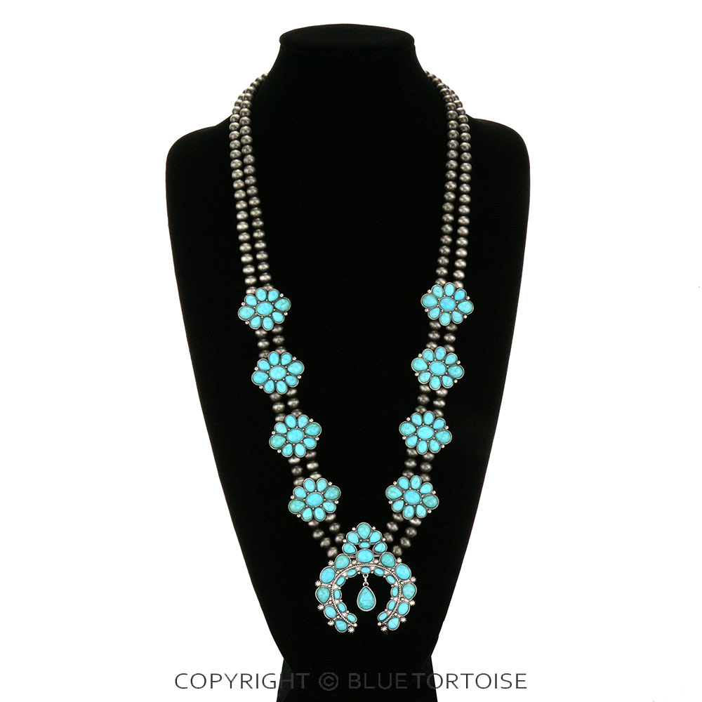 Western Squash Blossom Necklace - Image 2