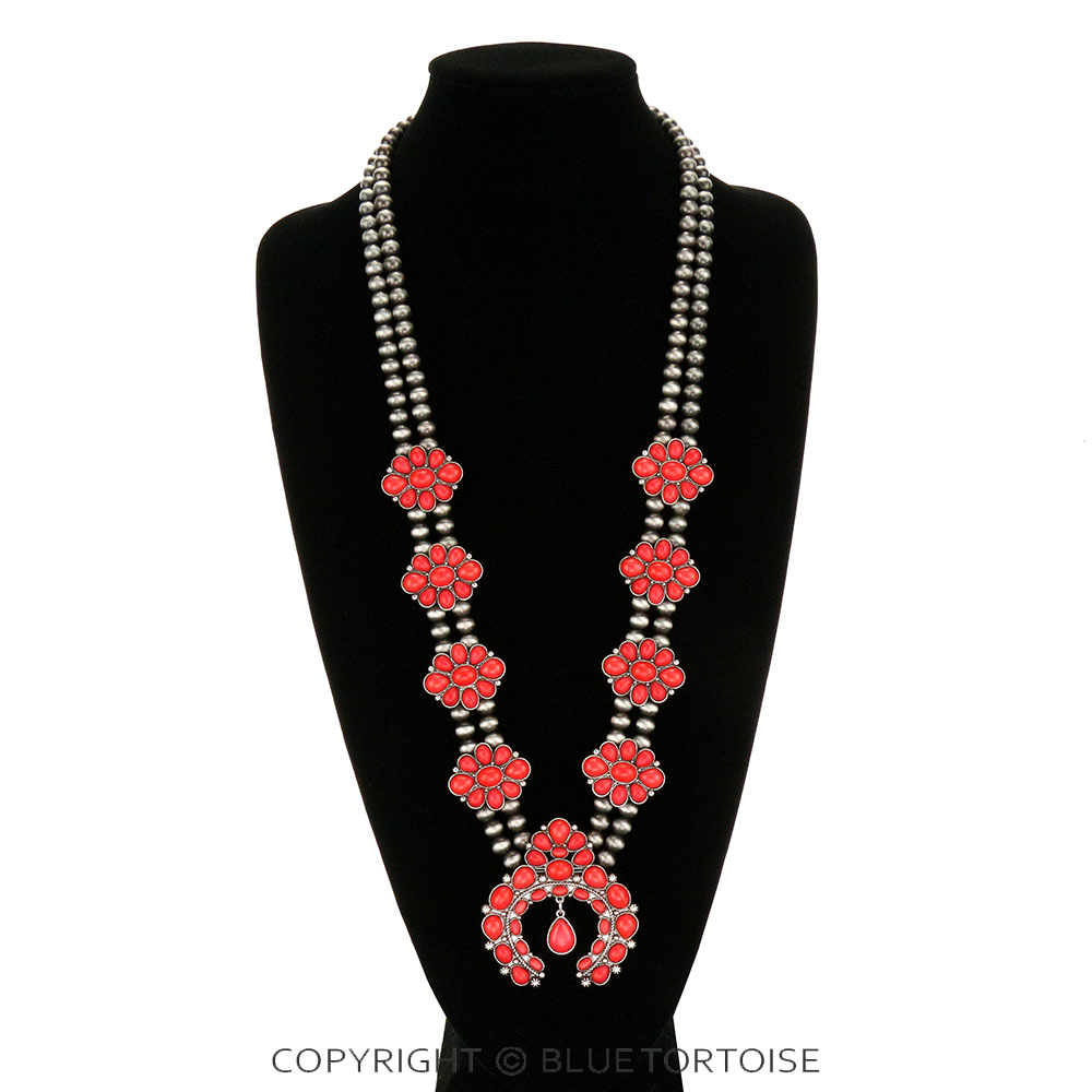 Western Squash Blossom Necklace - Image 2