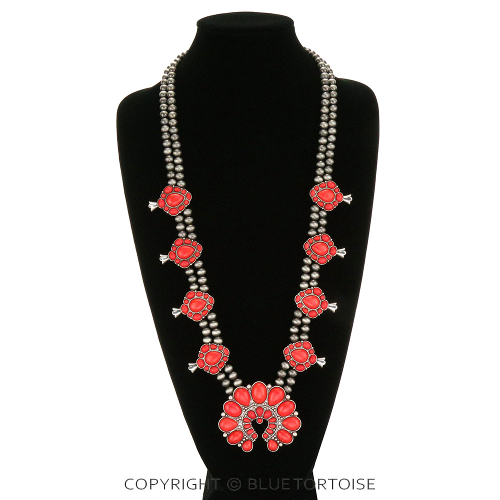 Western Squash Blossom Necklace - Image 2