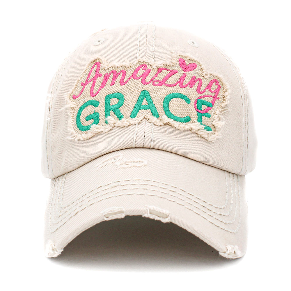 "Amazing Grace" Washed Vintage Ballcap