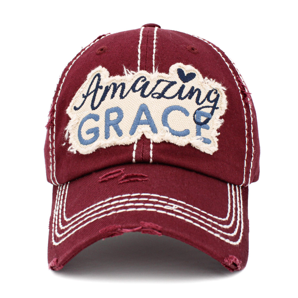 "Amazing Grace" Washed Vintage Ballcap