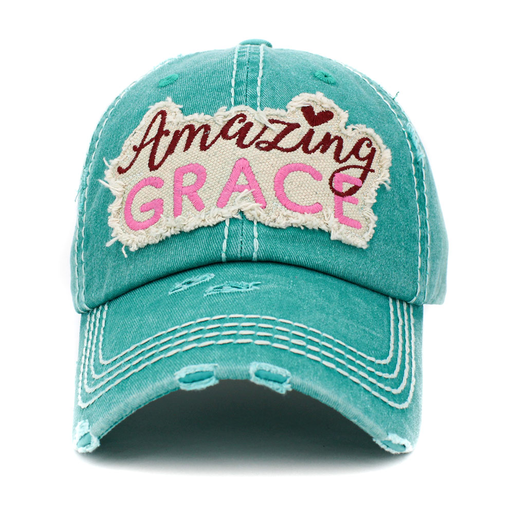 "Amazing Grace" Washed Vintage Ballcap