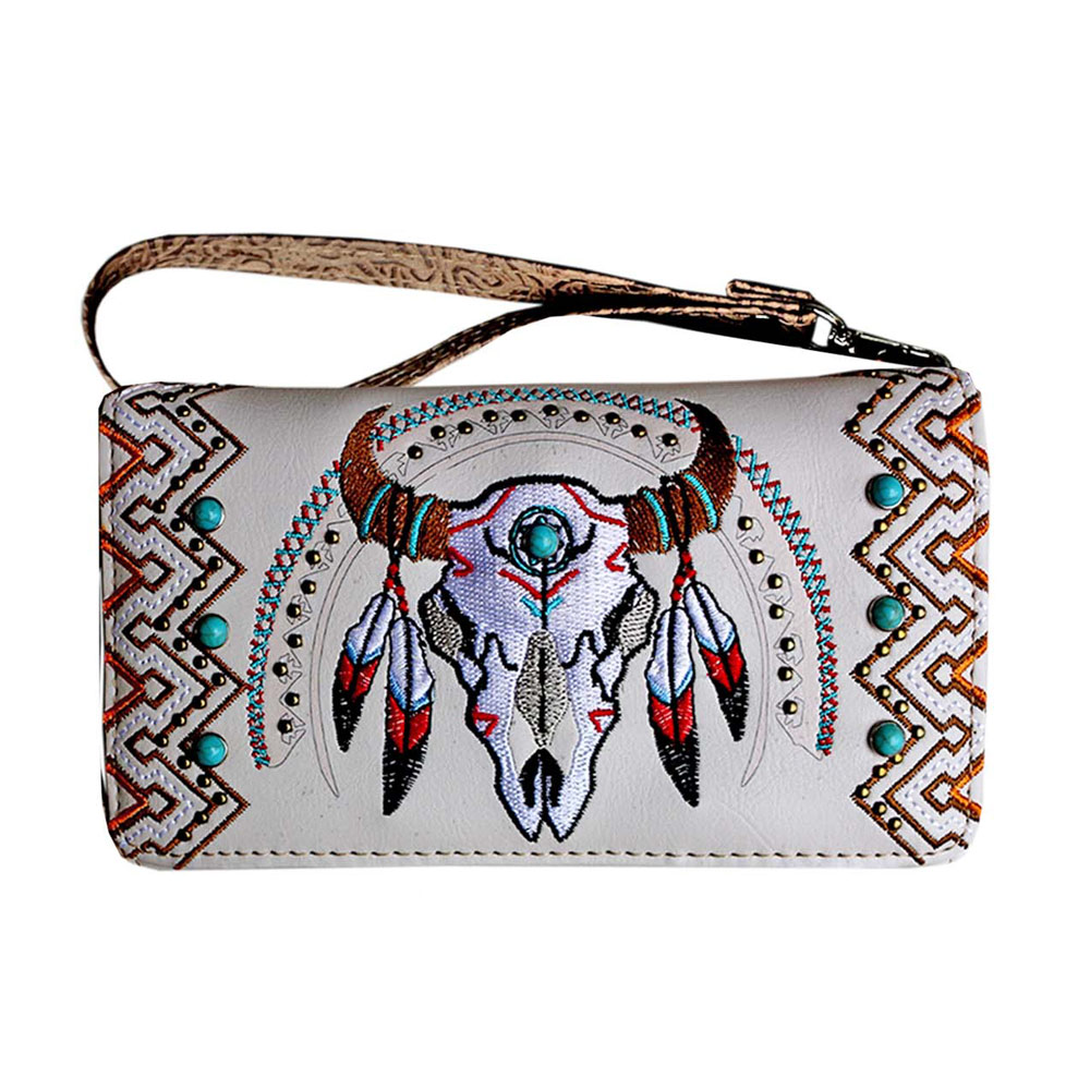 Western Faux Leather Wallet