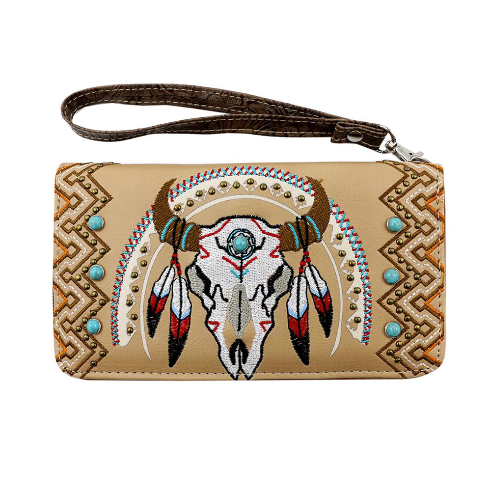 Western Faux Leather Wallet
