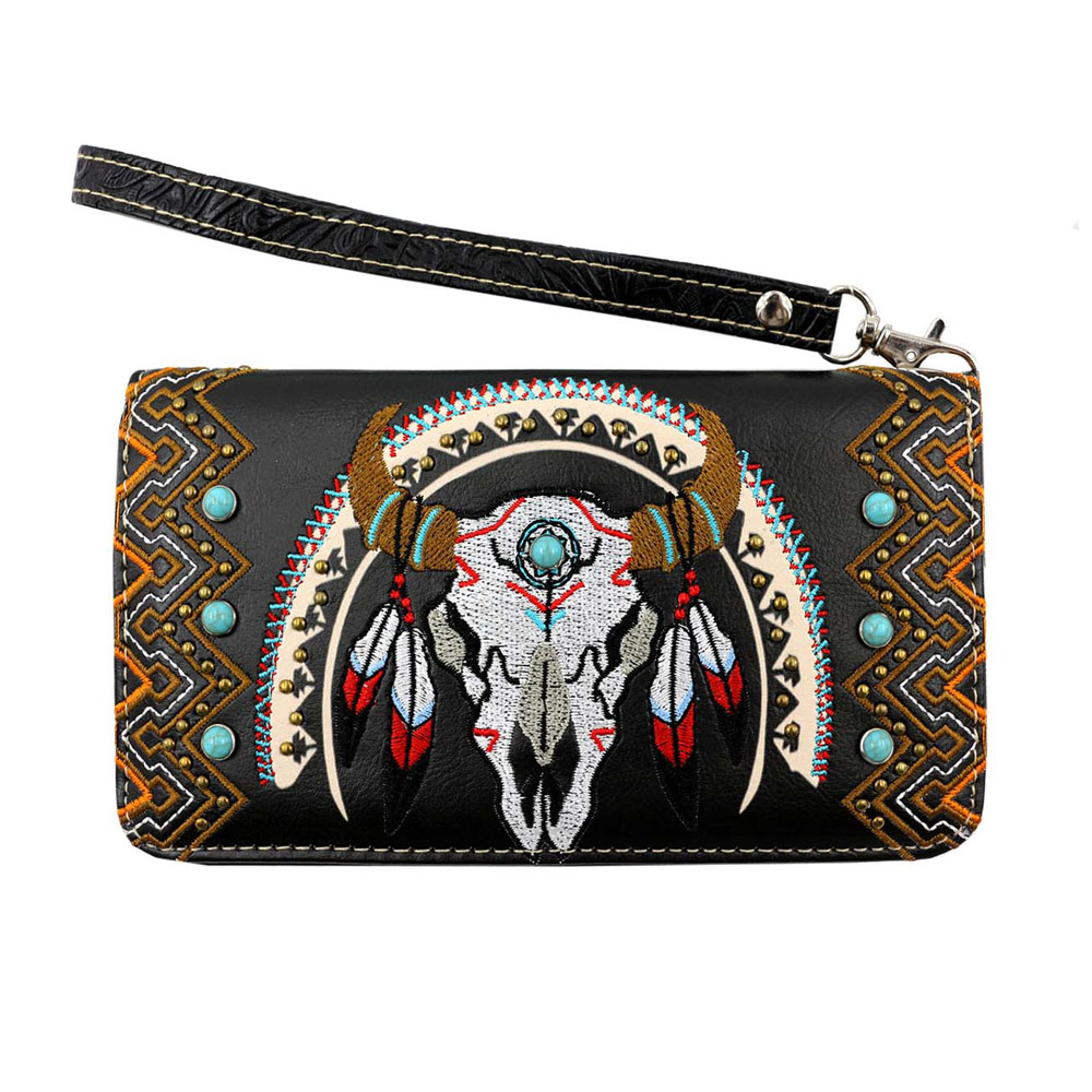 Western Faux Leather Wallet