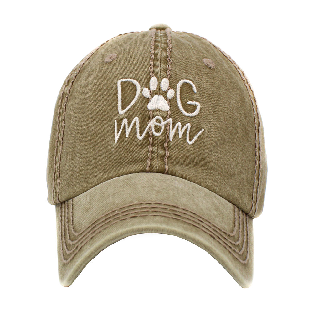 Dog Mom Vintage Ball Cap