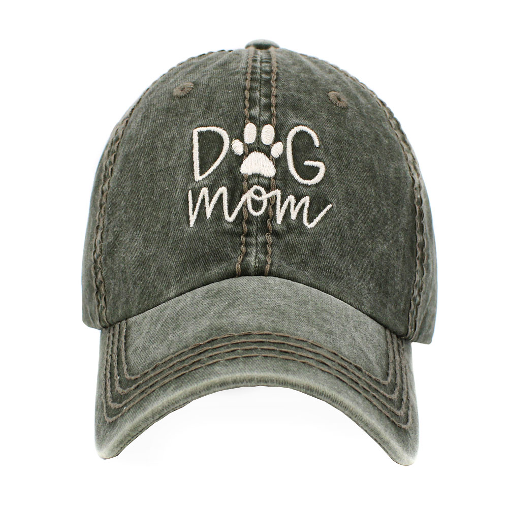 Dog Mom Vintage Ball Cap