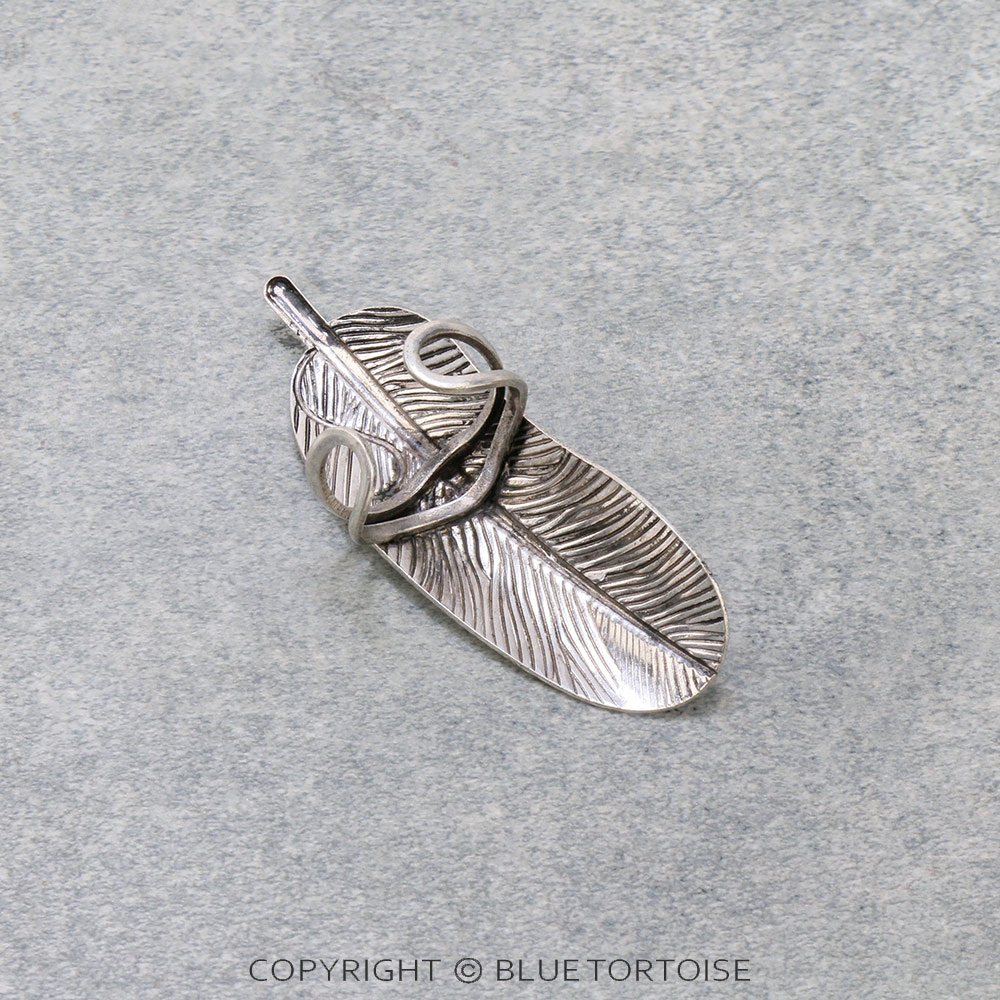 Western Feather Cuff Ring - Image 2