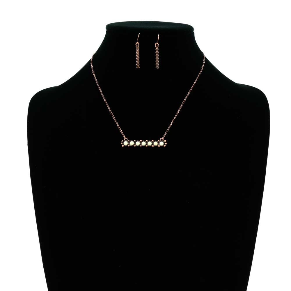 Western Design Copper Necklace Set - Image 2