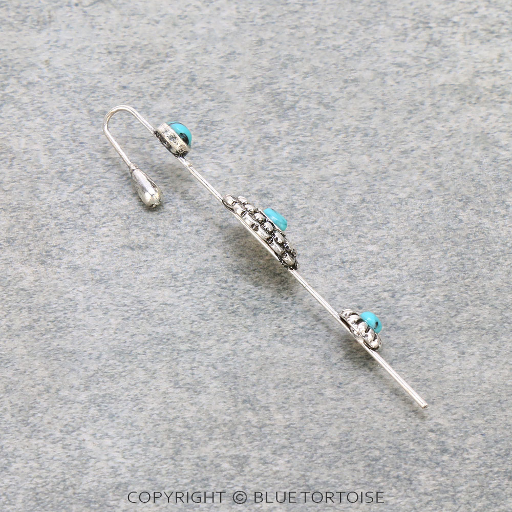 Western Concho Ear Pin Earrings - Image 3