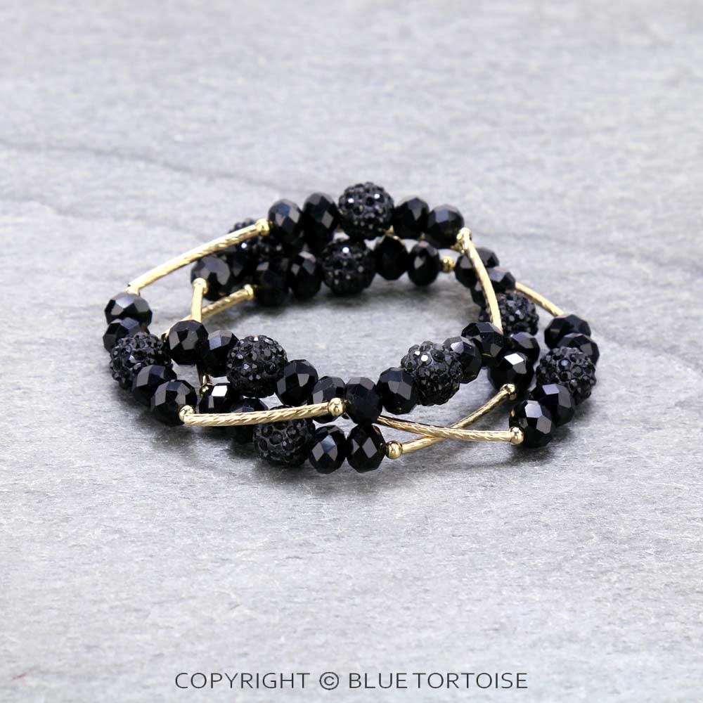 Fashion Glass Bead Stackable Bracelet - Image 2