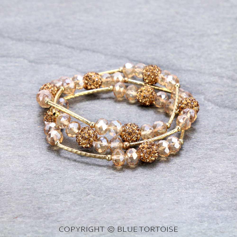 Fashion Glass Bead Stackable Bracelet - Image 2