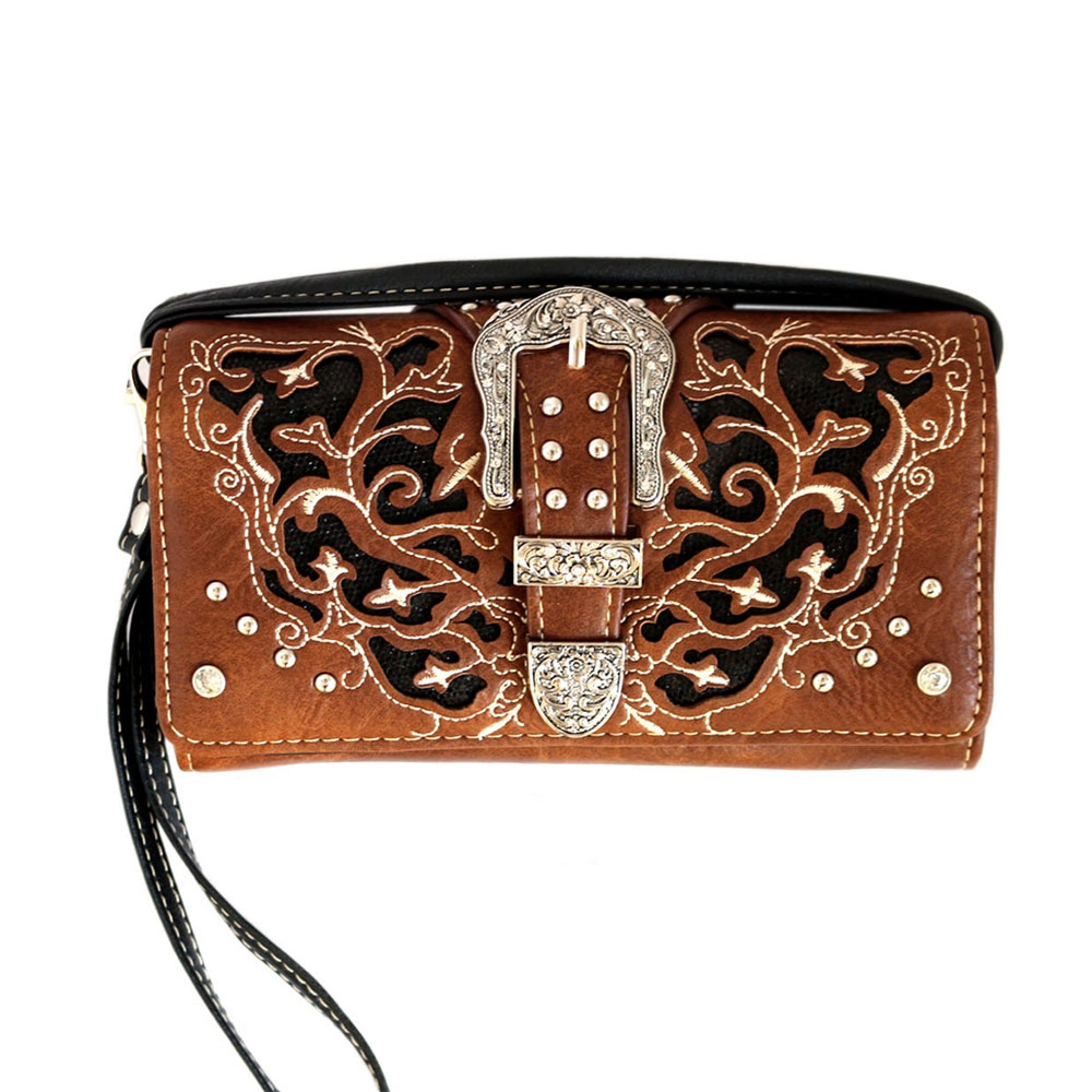 Western Style Wallet With Buckle