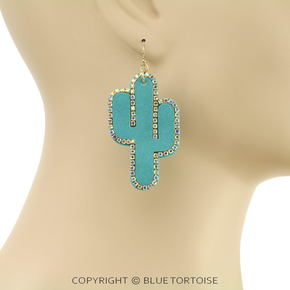 Cactus Dangle Earrings - Image 2