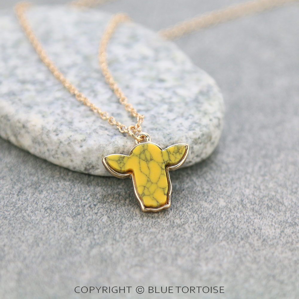 Cow Stone Necklace