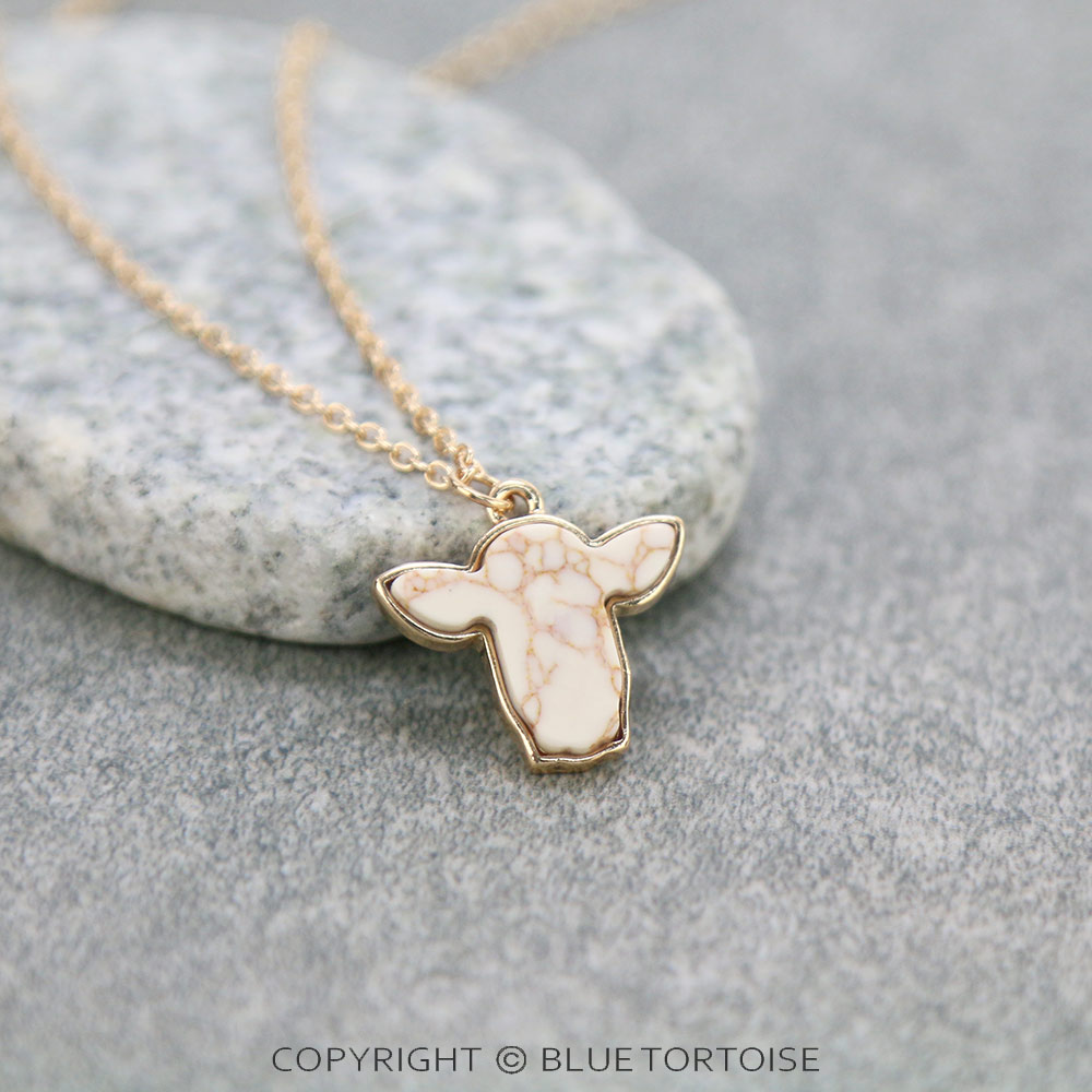 Cow Stone Necklace