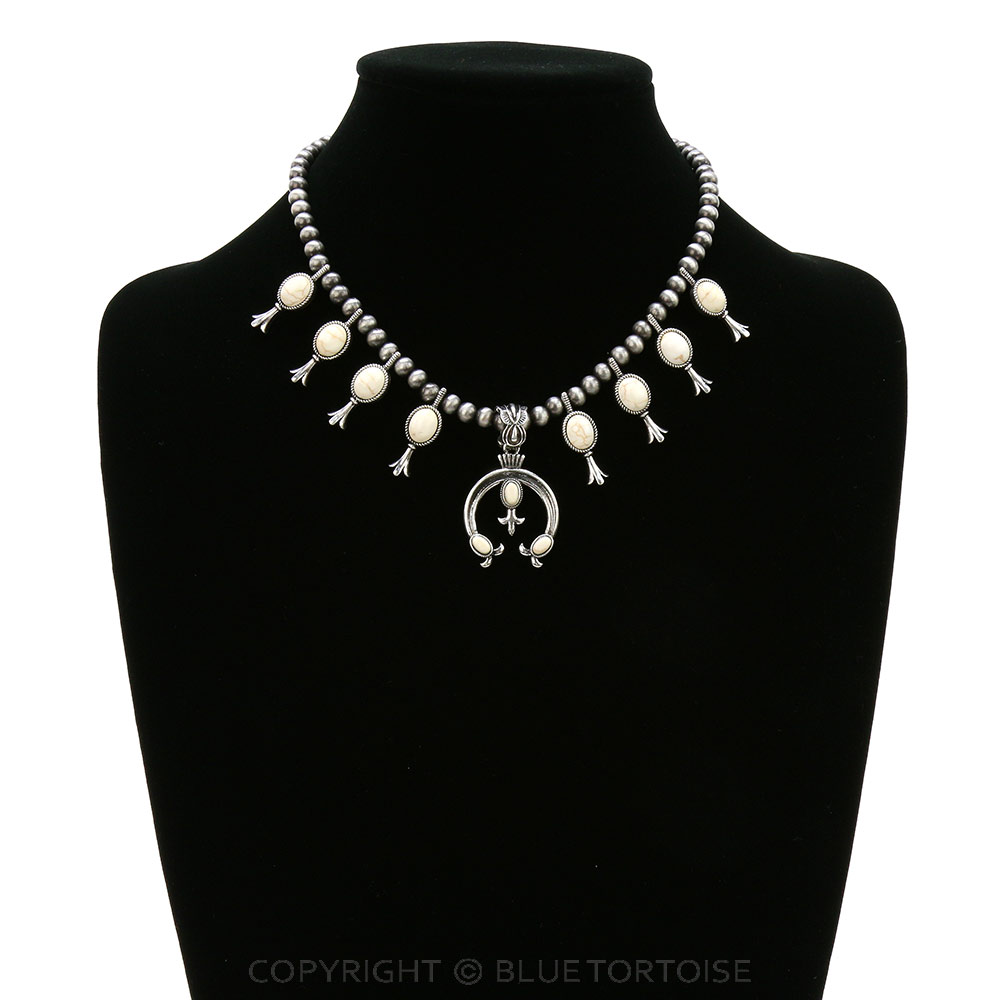 Western Squash Blossom Necklace - Image 2