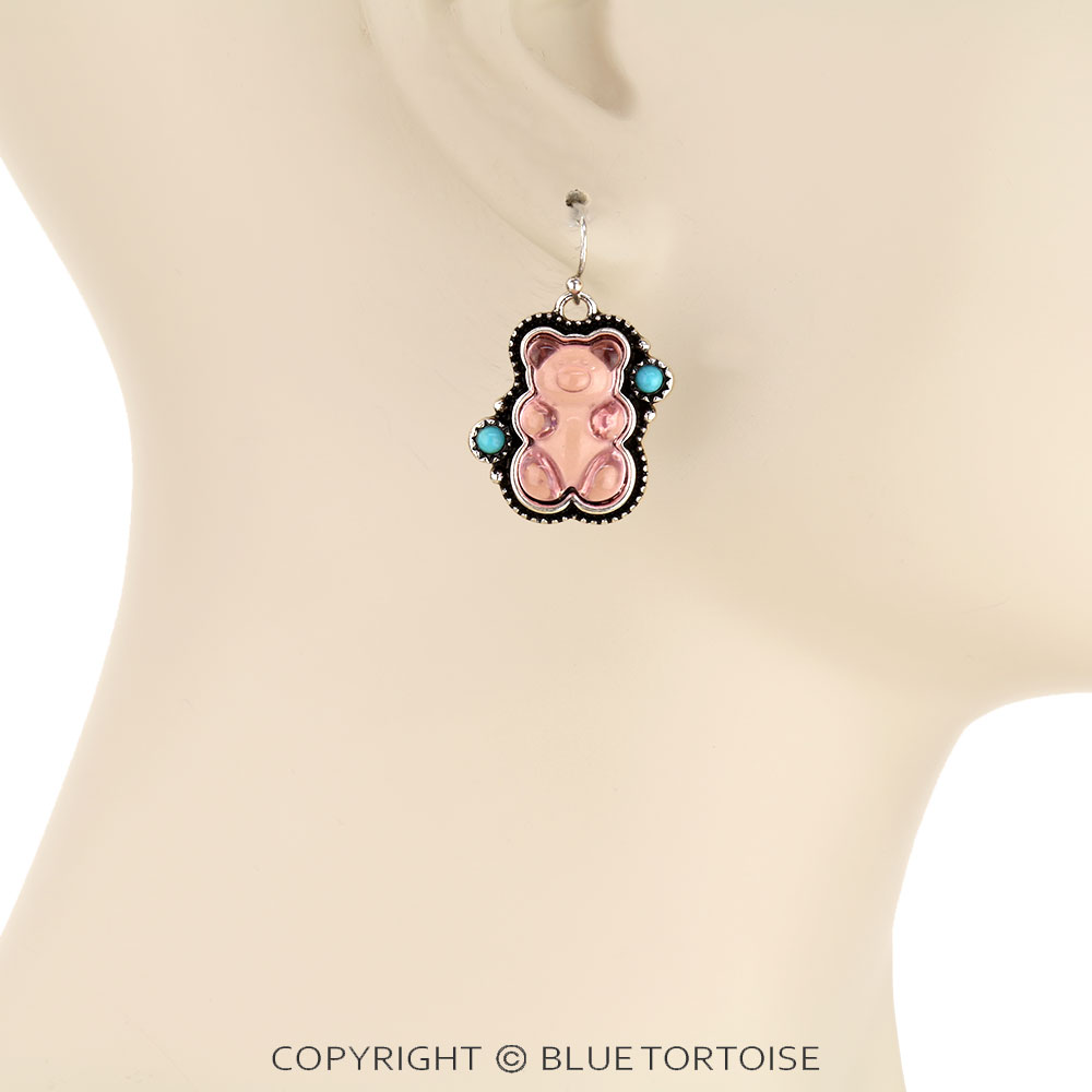 Western Gummy Bear Dangle Earrings - Image 2