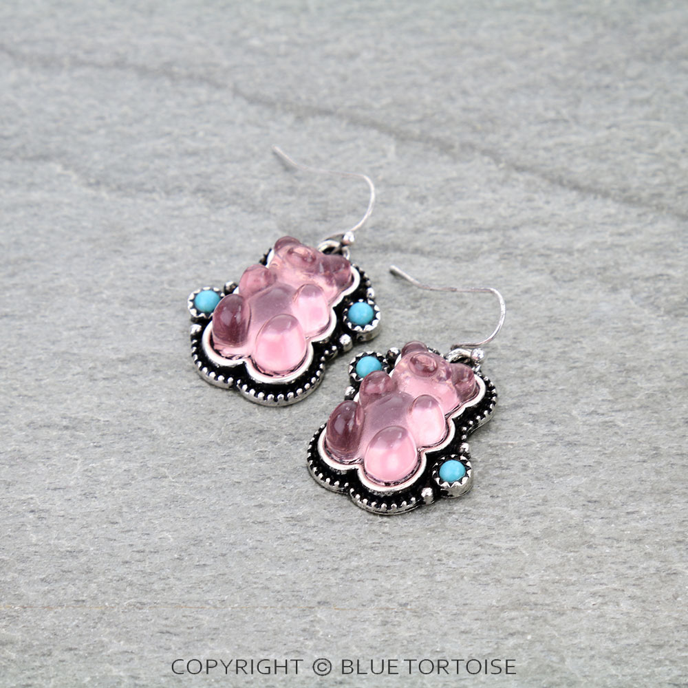 Western Gummy Bear Dangle Earrings