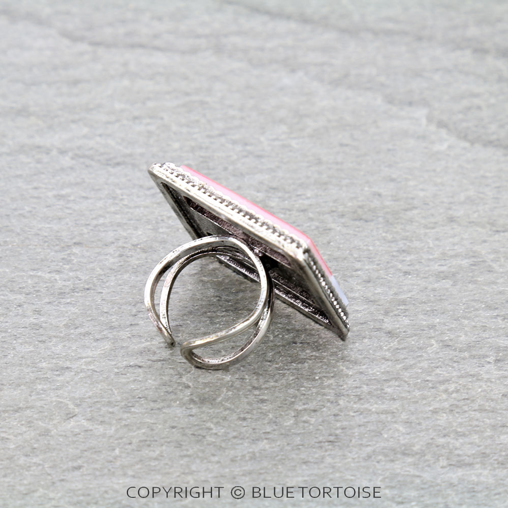 Western Cigarette logo Print Cuff Ring - Image 3
