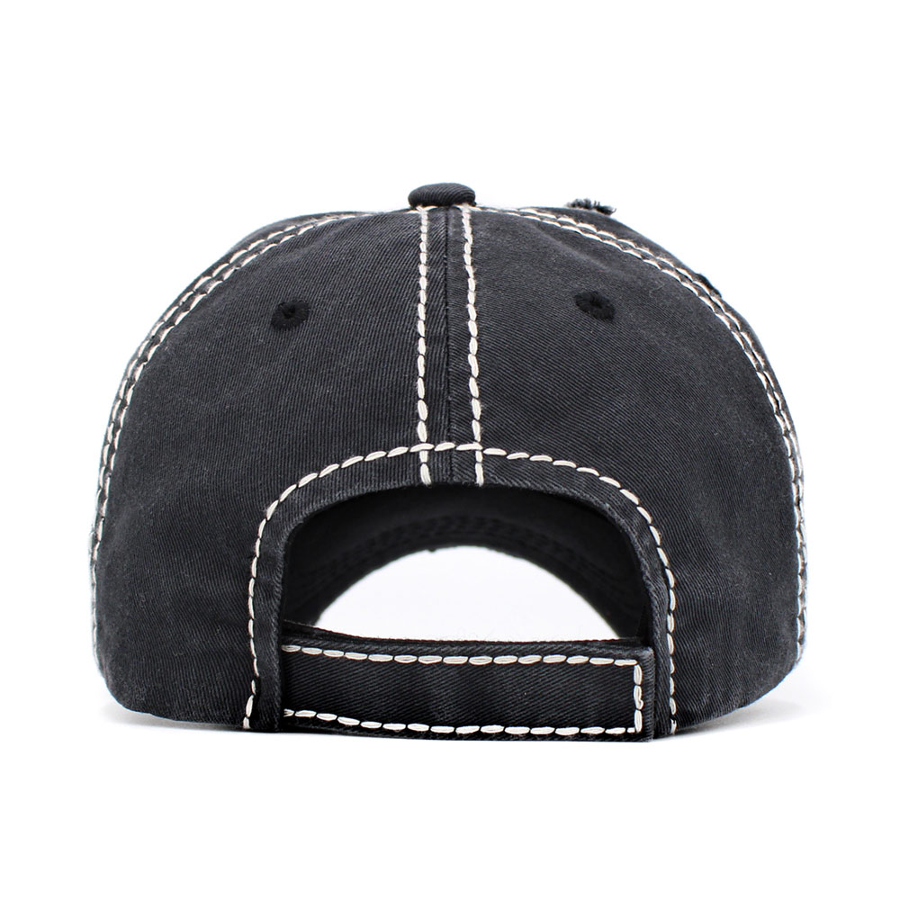 "Crazy Heifer" Washed Vintage Ball Cap - Image 3