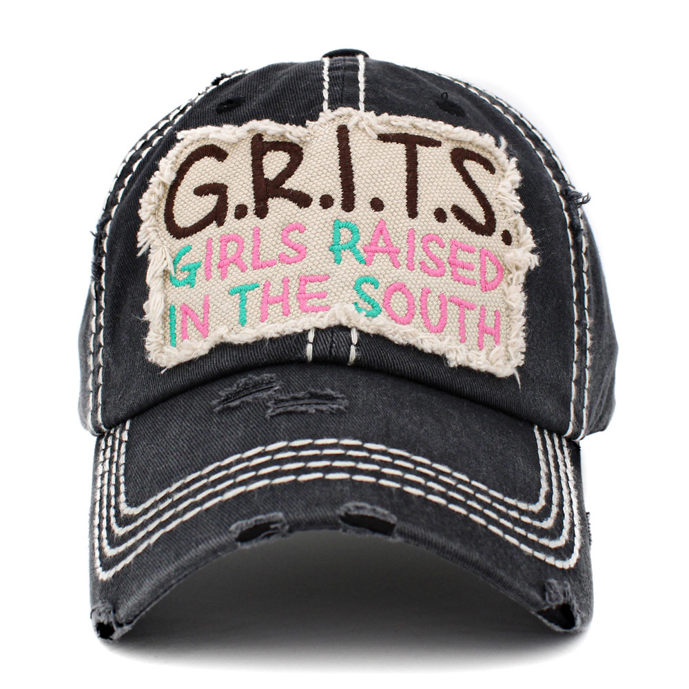 "Grits" Washed Vintage Ball Cap