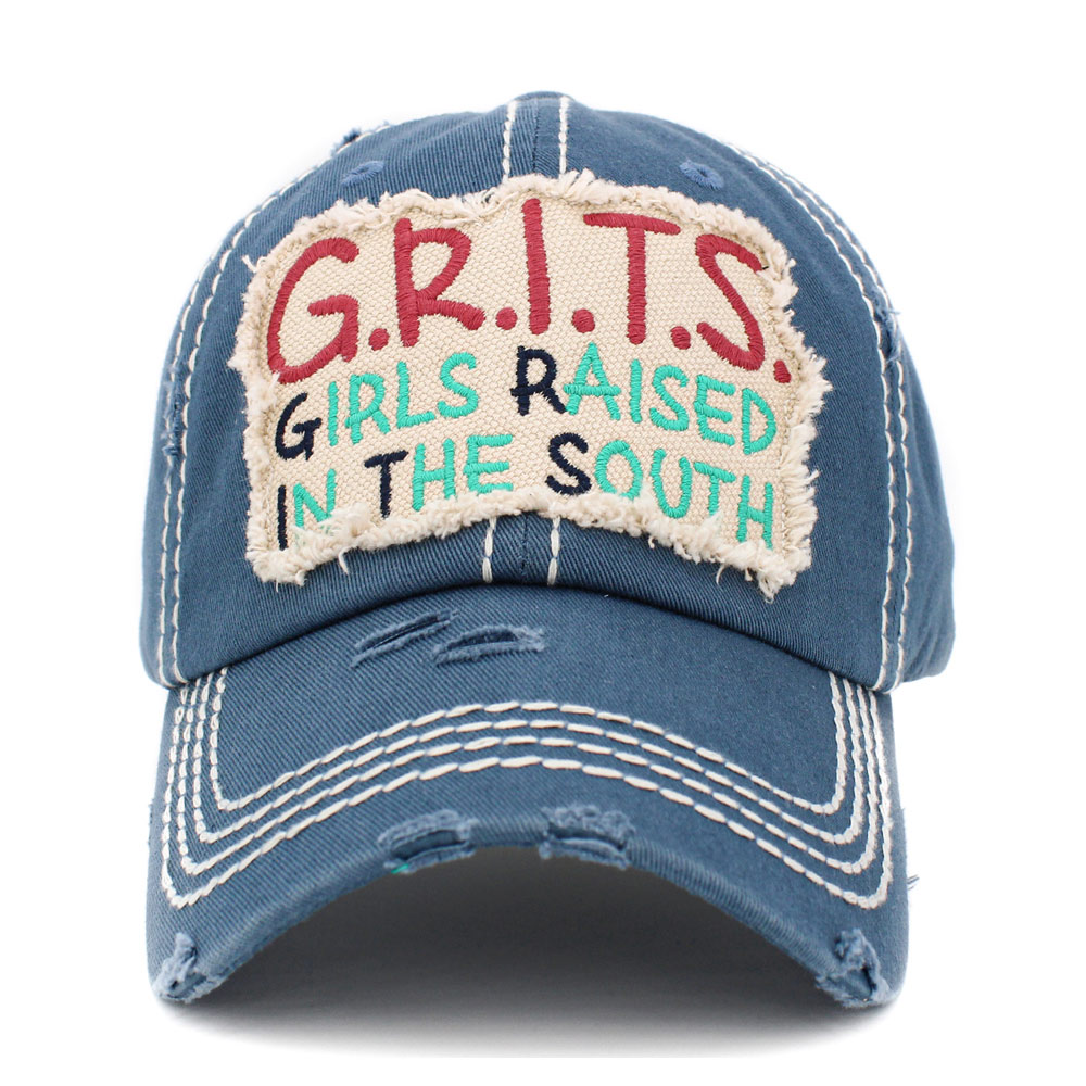 "Grits" Washed Vintage Ball Cap